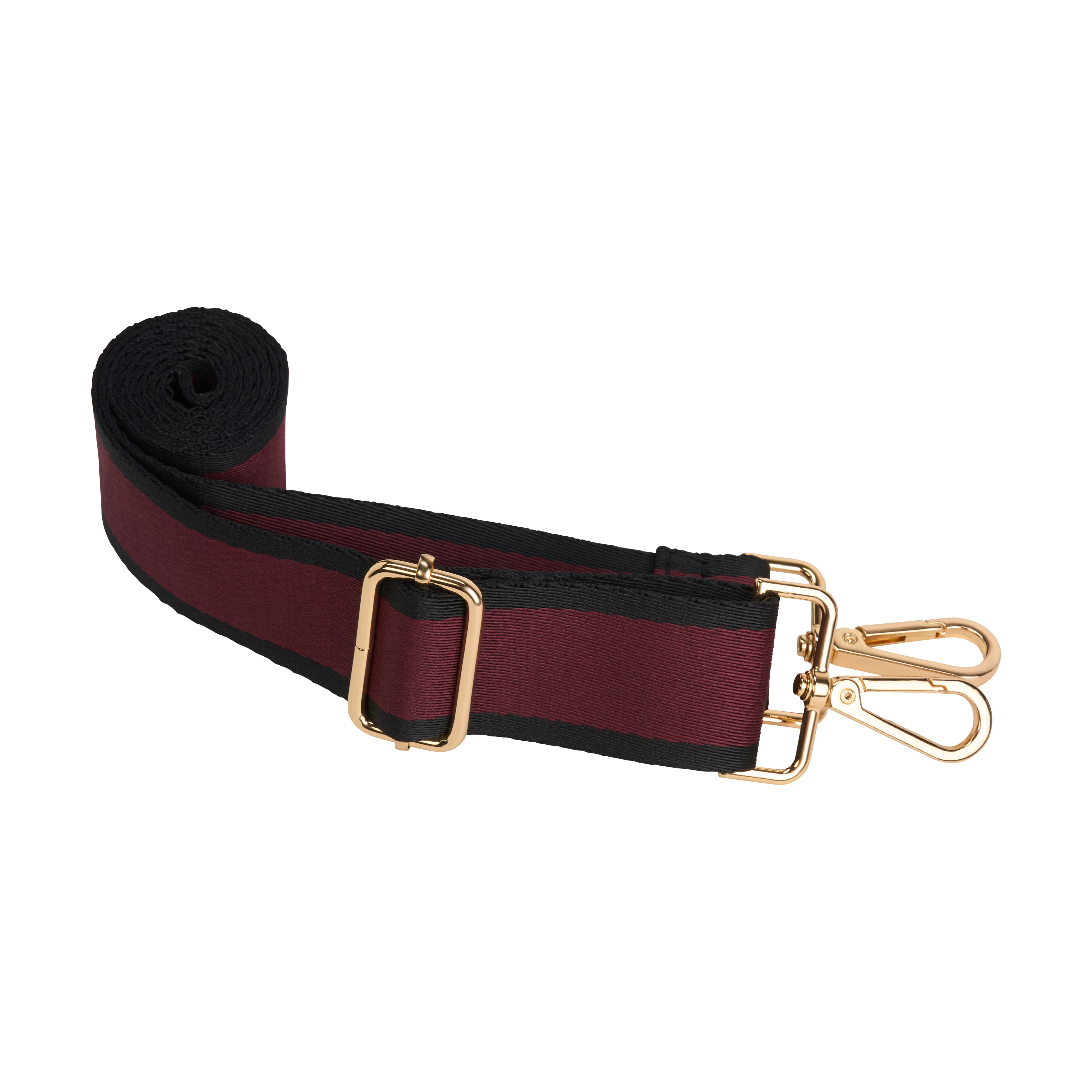 Dark Cherry HydroBag® with Cherry and Black Striped Strap