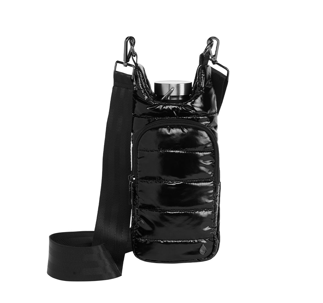 Black Glossy HydroBag® with Black Strap