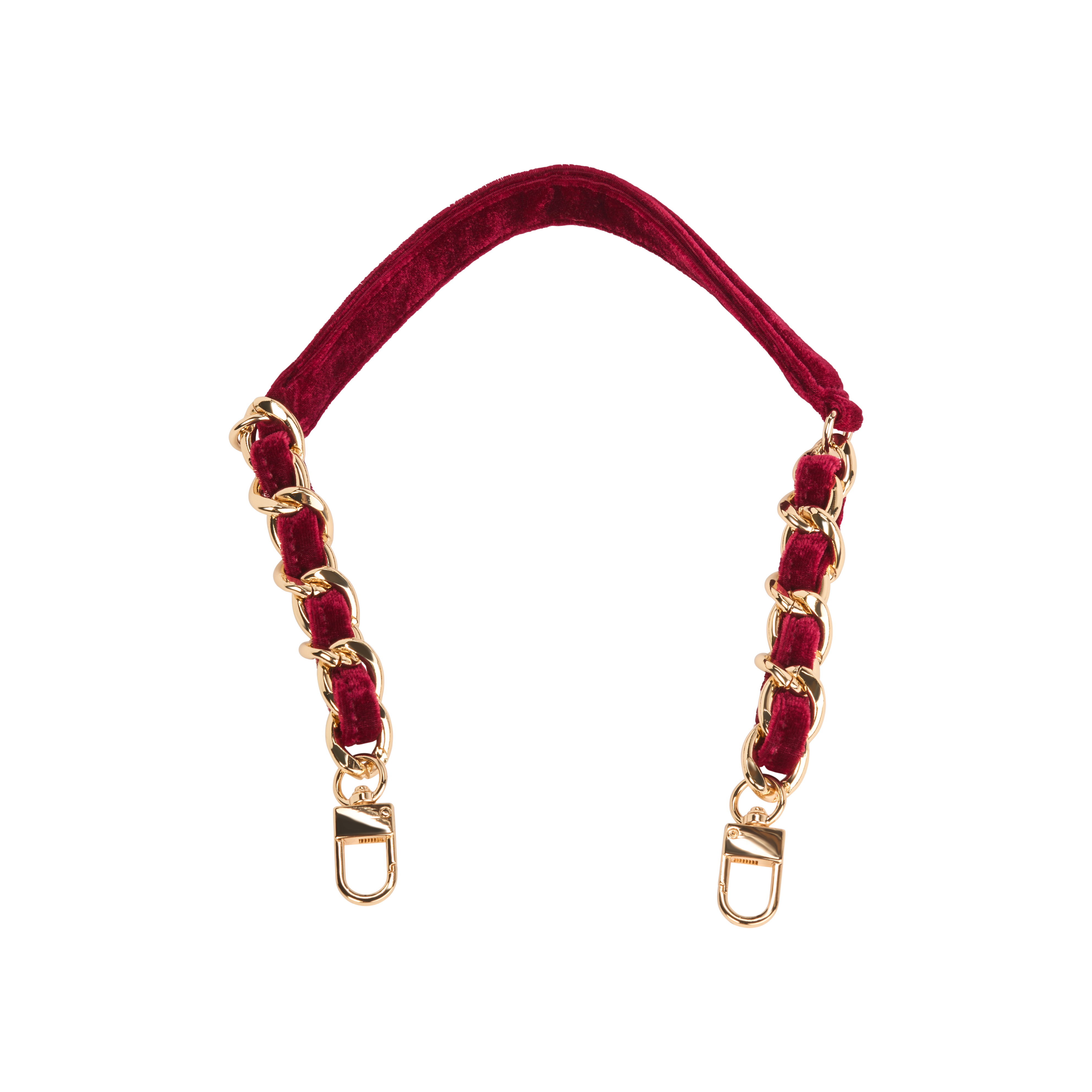 Velvet HydroBag® with Velvet and Gold chain strap- Wine