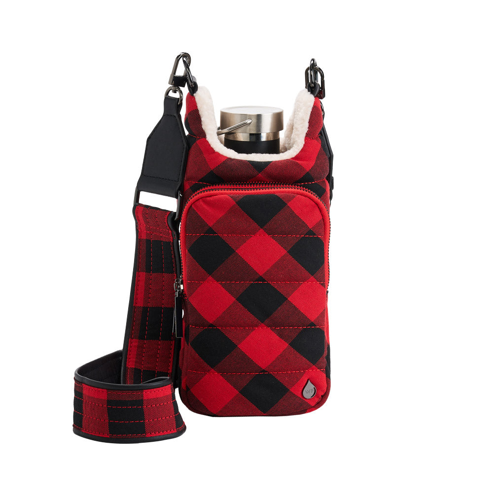 Red Buffalo Plaid With Sherpa HydroBag®- Limited Edition