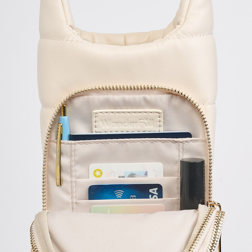 Ivory Vegan Leather Hydrobag® with Strap Bundle