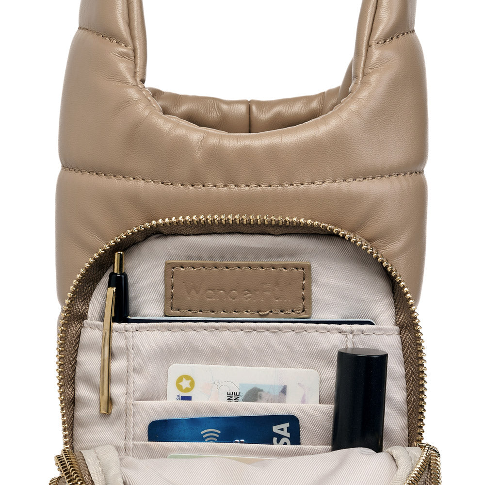 Taupe Vegan Leather Hydrobag® with Strap Bundle