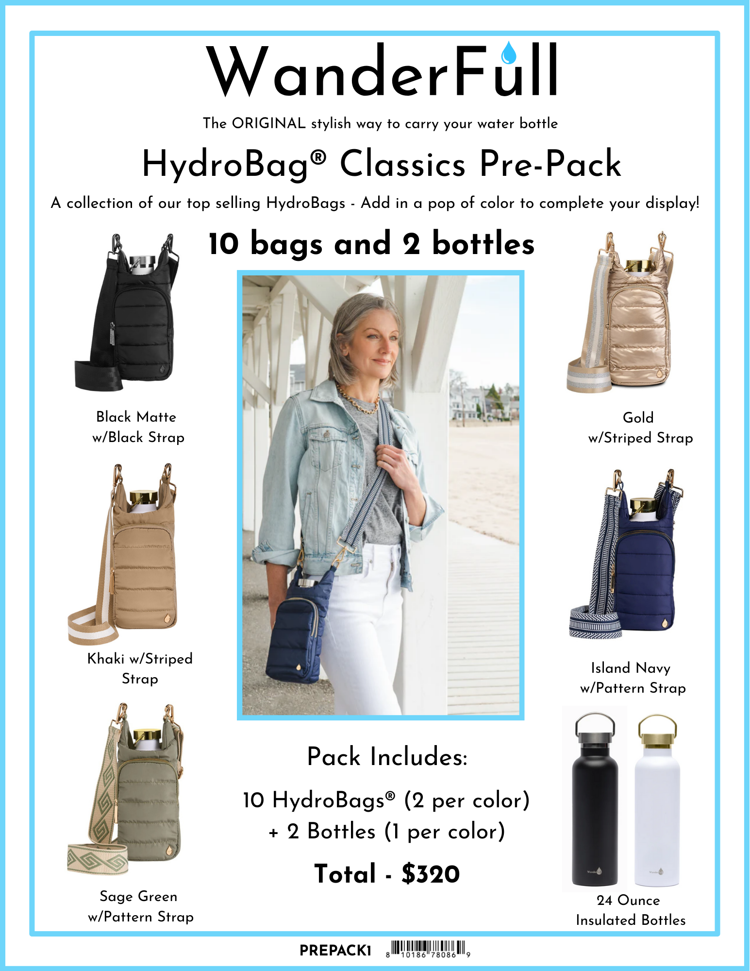 Prepack 1 Bundle- Signature HydroBag