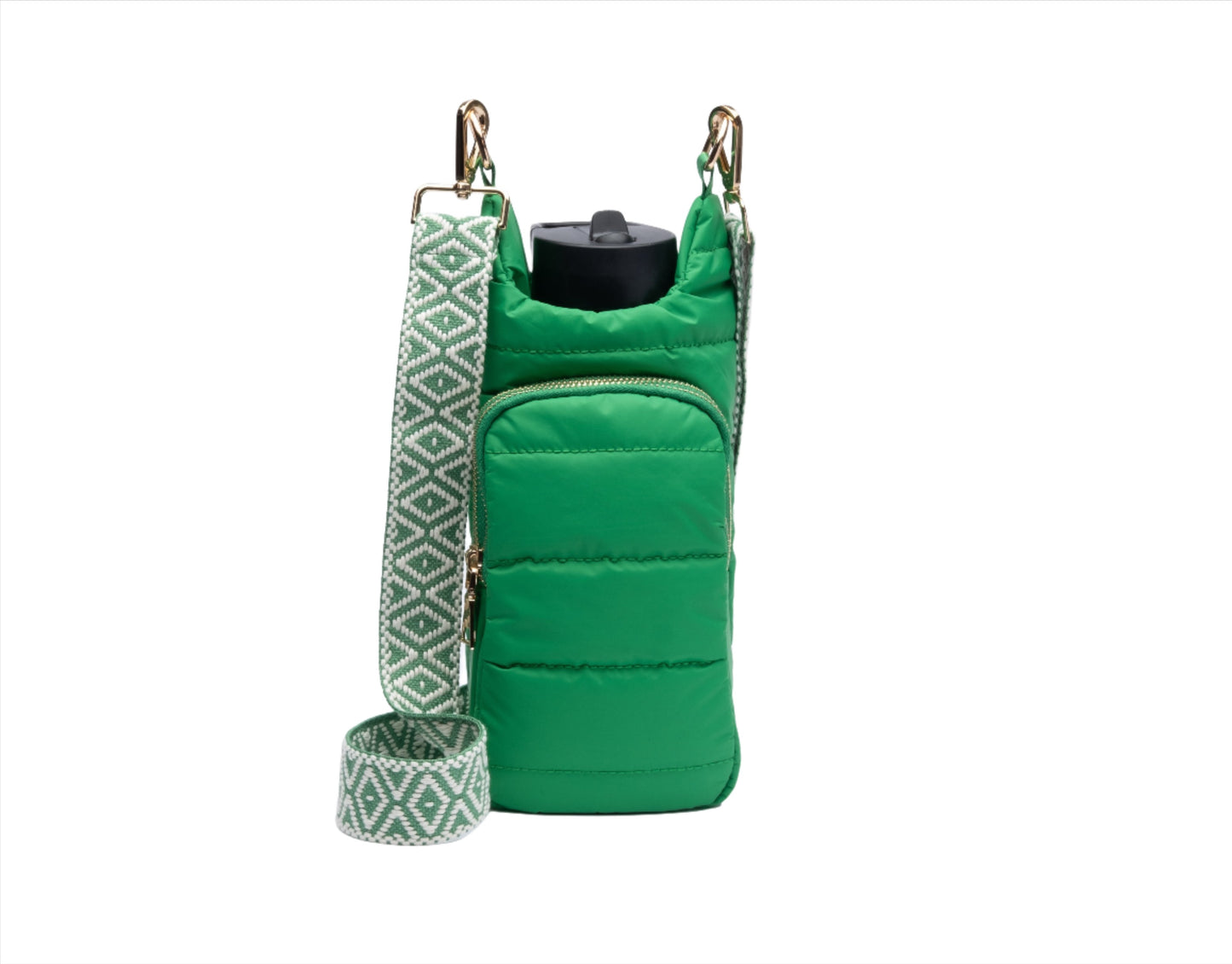 Wholesale - Kelly Green Matte HydroBag with Cream/Green Strap
