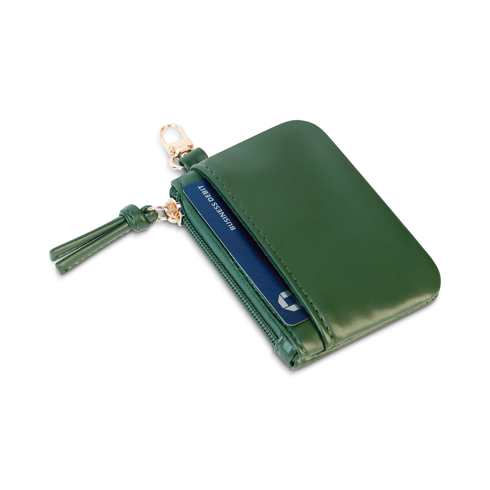 Clear HydroBag® Stadium with Augusta Golf Green Trim and Matching RFID Pouch