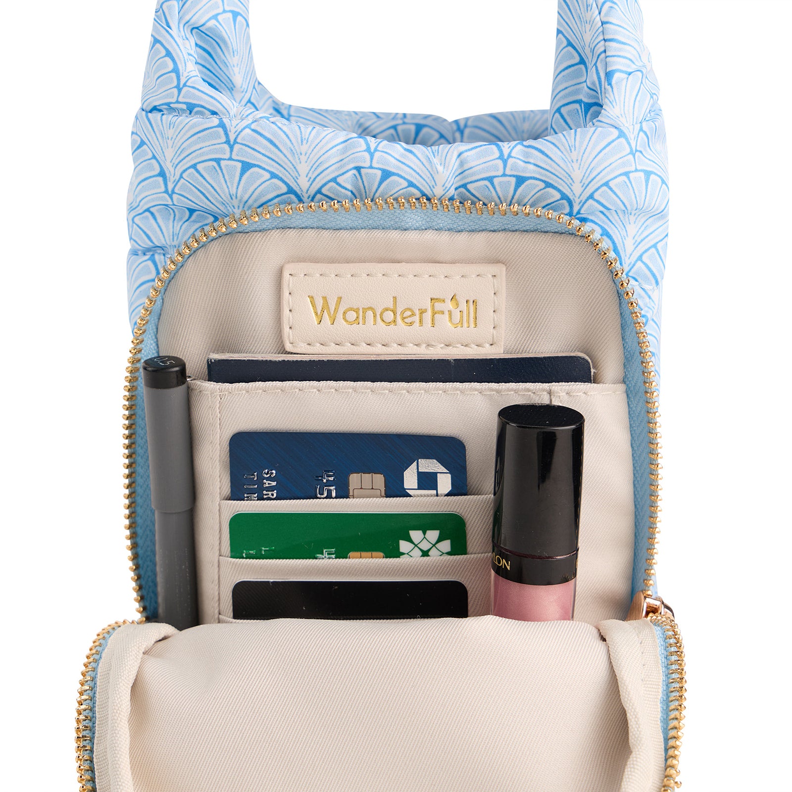 Blue Scallop Print HydroBag®