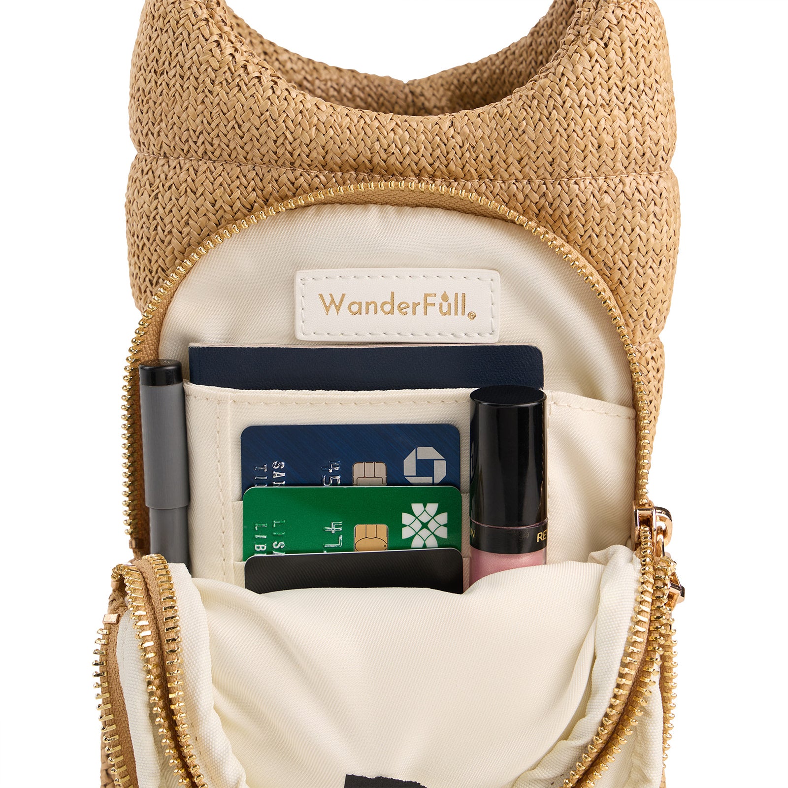 Natural Faux Raffia HydroBag®