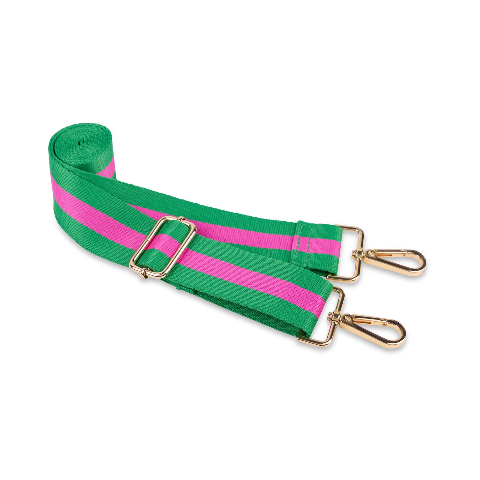 White Coated Perforated Neoprene HydroBag® with Pink/Green Stripe HydroBag® HANDLE®