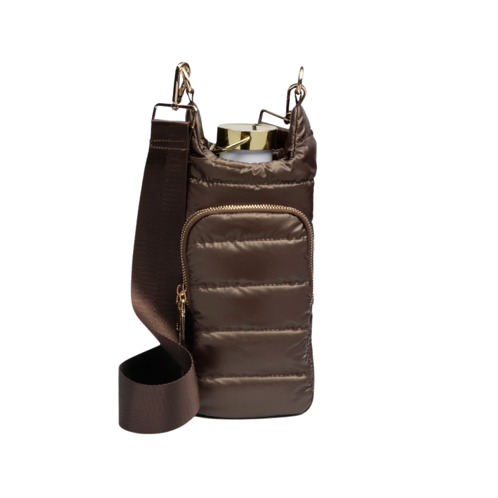 Chocolate Brown Shiny HydroBag with Matching Solid Strap
