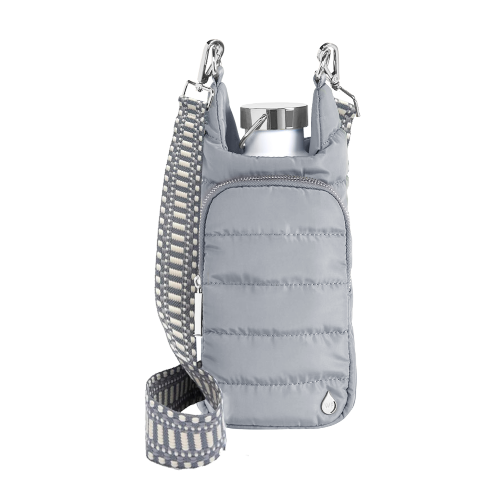 Sky Gray HydroBag® Dark Gray Patterned Strap