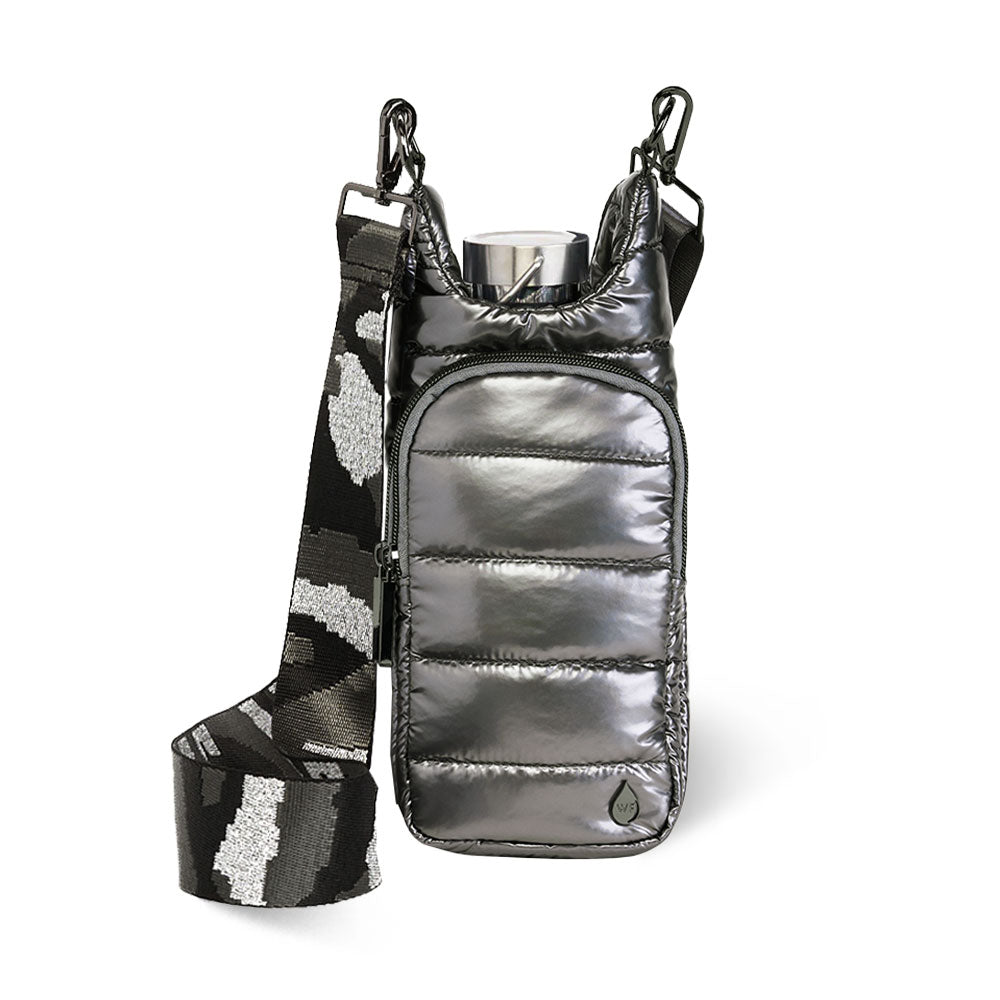 Pewter Glossy HydroBag® with Camo Strap