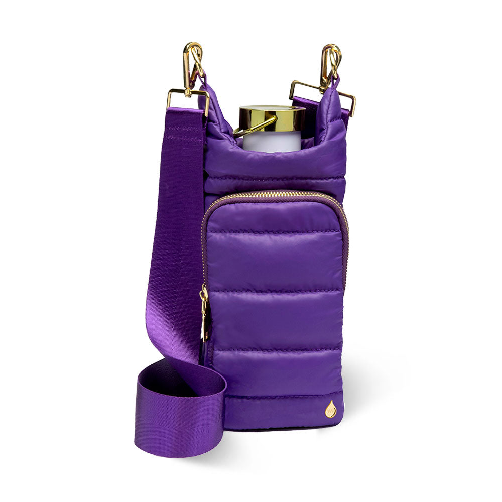 Deep Violet Matte HydroBag® with Matching Solid Strap