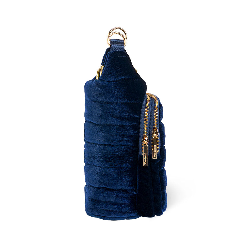 Velvet HydroBag® with Velvet and Gold chain strap- Navy