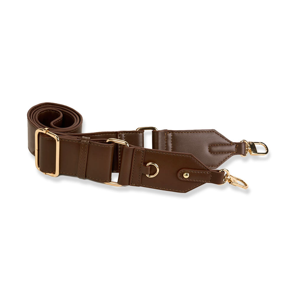 Brown Mocha Vegan Leather HydroBag® with Strap Bundle
