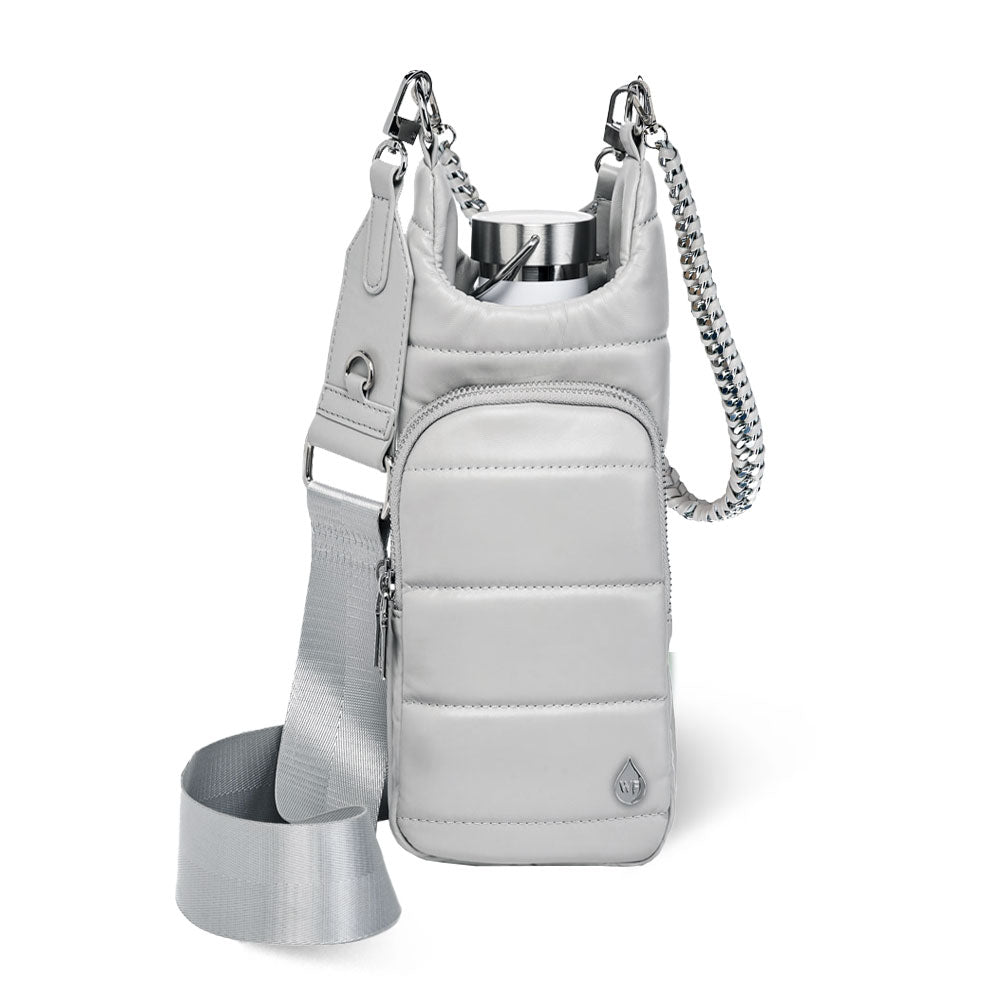 Soft Gray Vegan Leather Hydrobag® with Strap Bundle