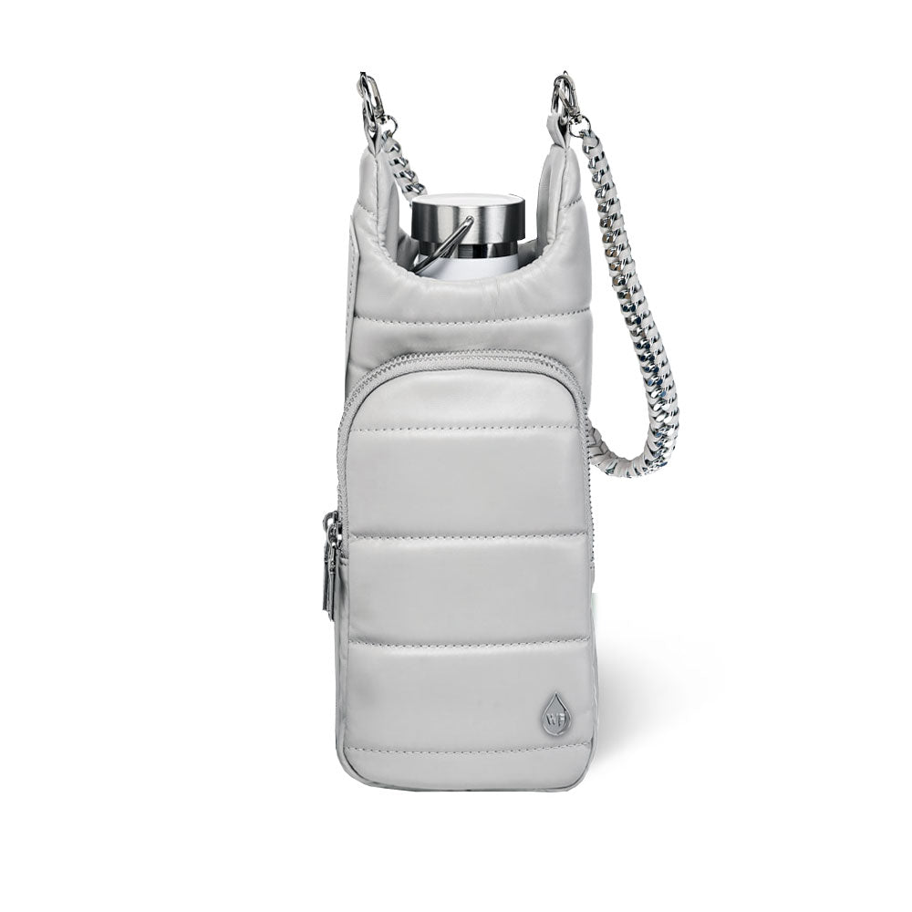 Soft Gray Vegan Leather Hydrobag® with Strap Bundle