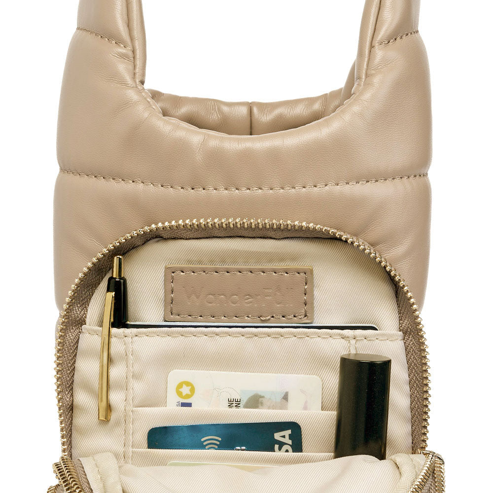 Taupe Vegan Leather Hydrobag® with Strap Bundle