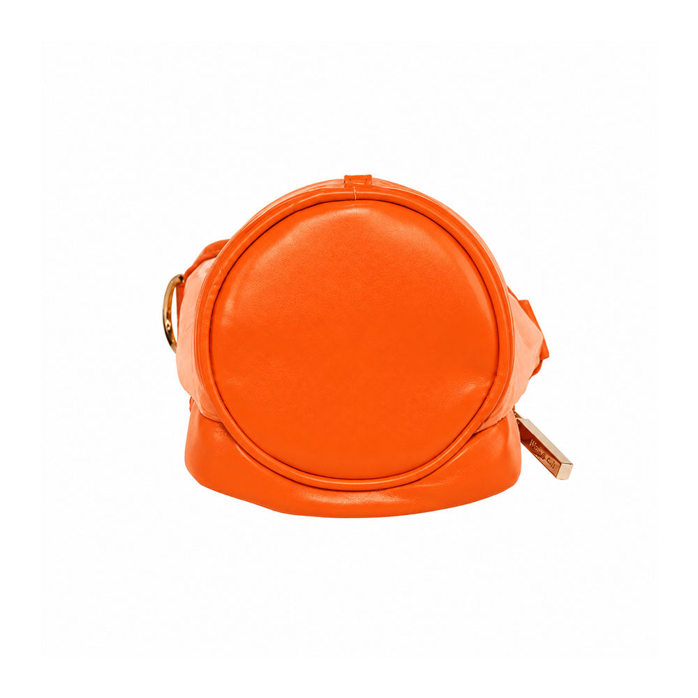 Clear HydroBag® Stadium with Clementine Orange Trim and Matching RFID Pouch