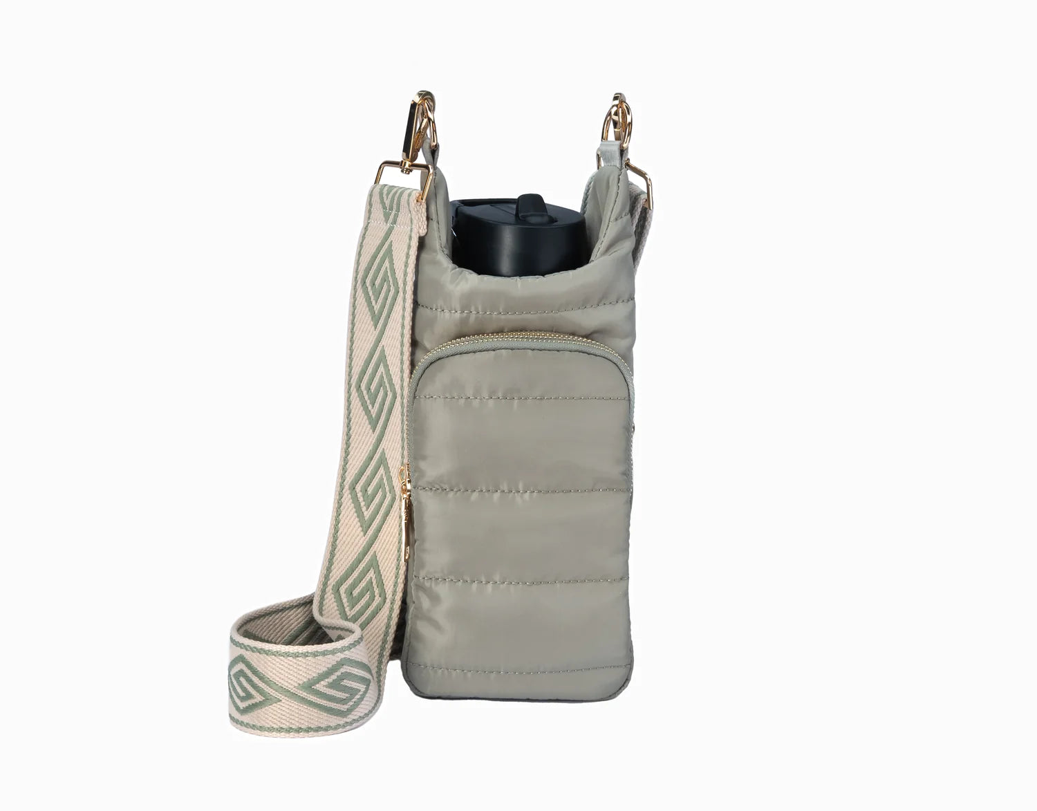 Wholesale Packs (4 or 10) - Sage Green HydroBag with Tan/Green Strap