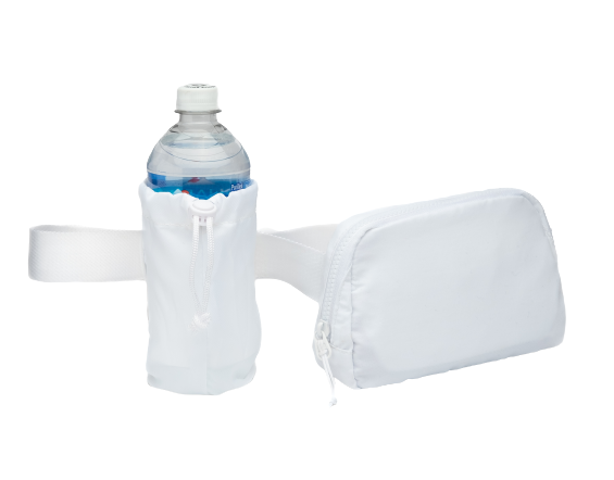 White HydroBeltbag with Removable HydroHolster